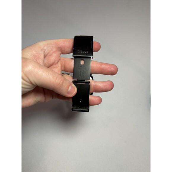 Fossil FS4775IE Black Stainless Steel Watch – Not Working – For Parts/Repair - Picture 3 of 9